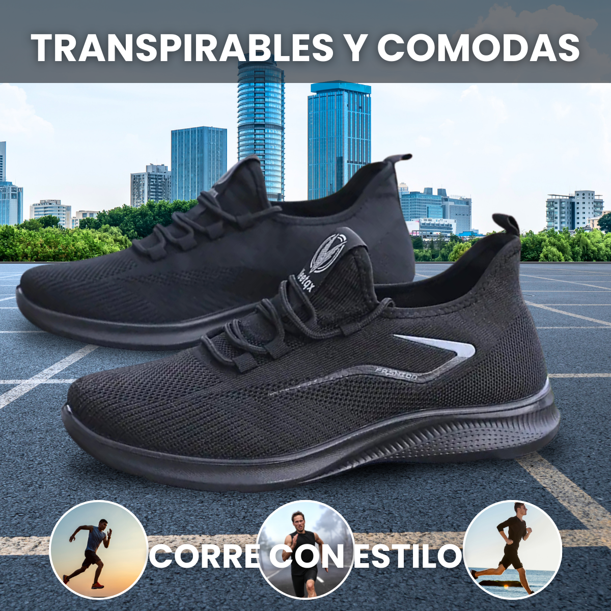 AeroFlex™ – Tenis deportivos transpirables