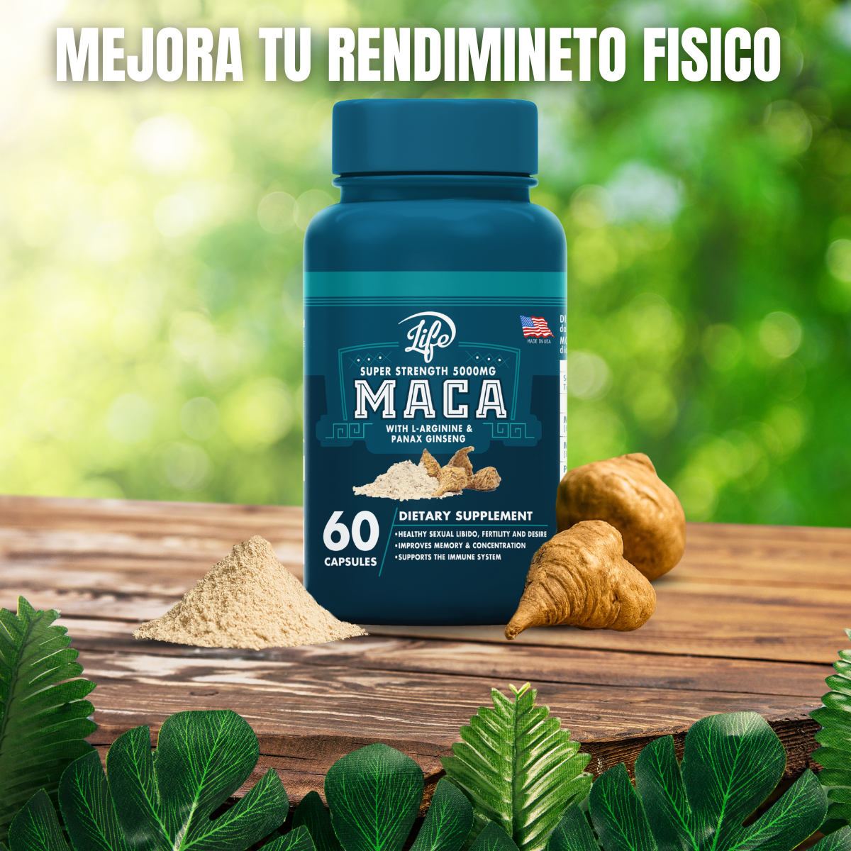 Maca Life™ – Suplemento natural para energía y vitalidad