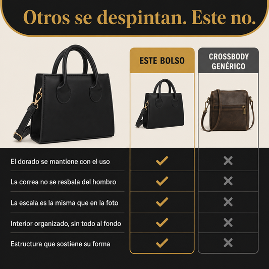 Bolso bandolero pequeño de doble asa — vista 2