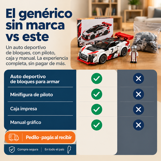 Bloques para Armar Auto Deportivo - 6674 — vista 2