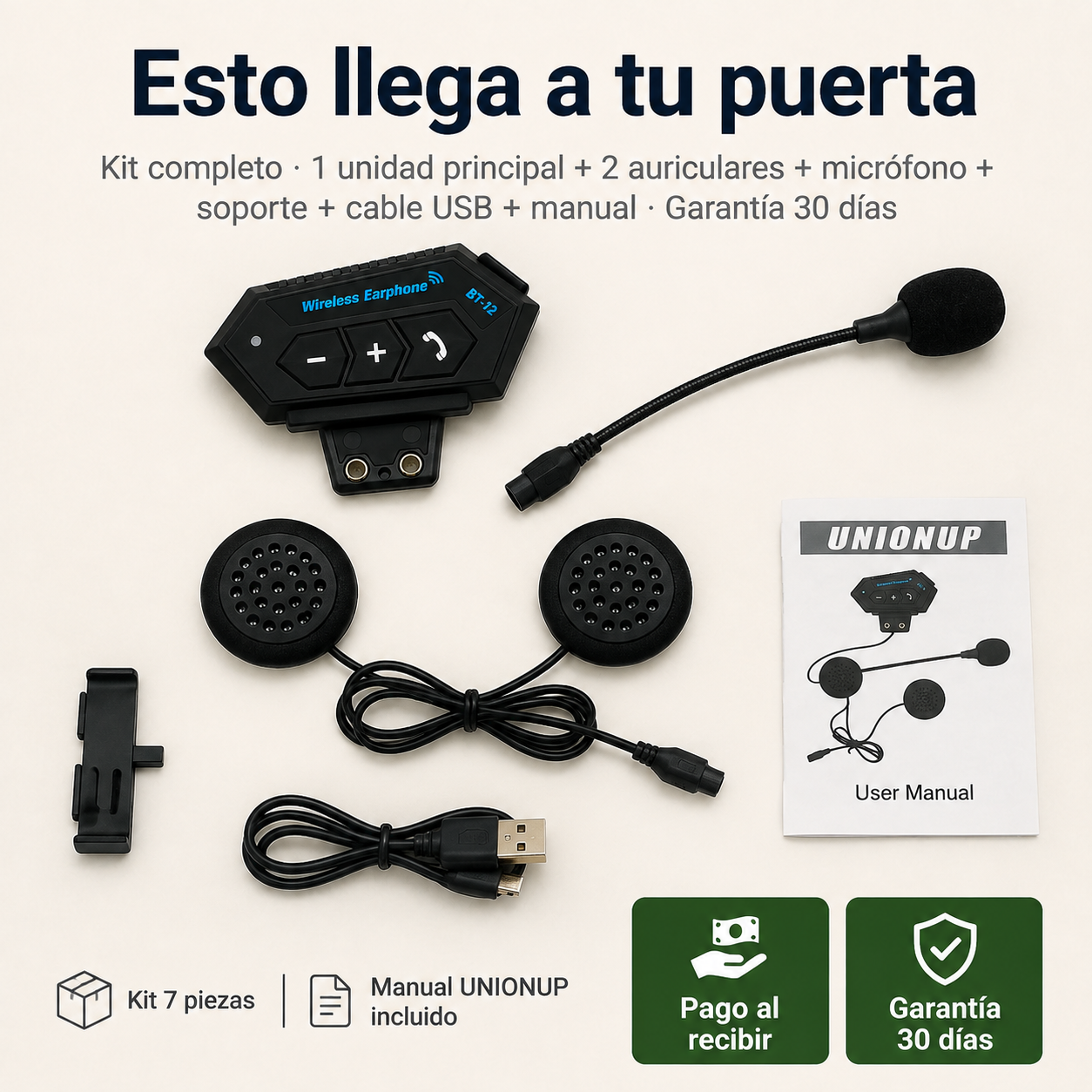 Intercomunicador Bluetooth Para Casco - 83603 — vista 7