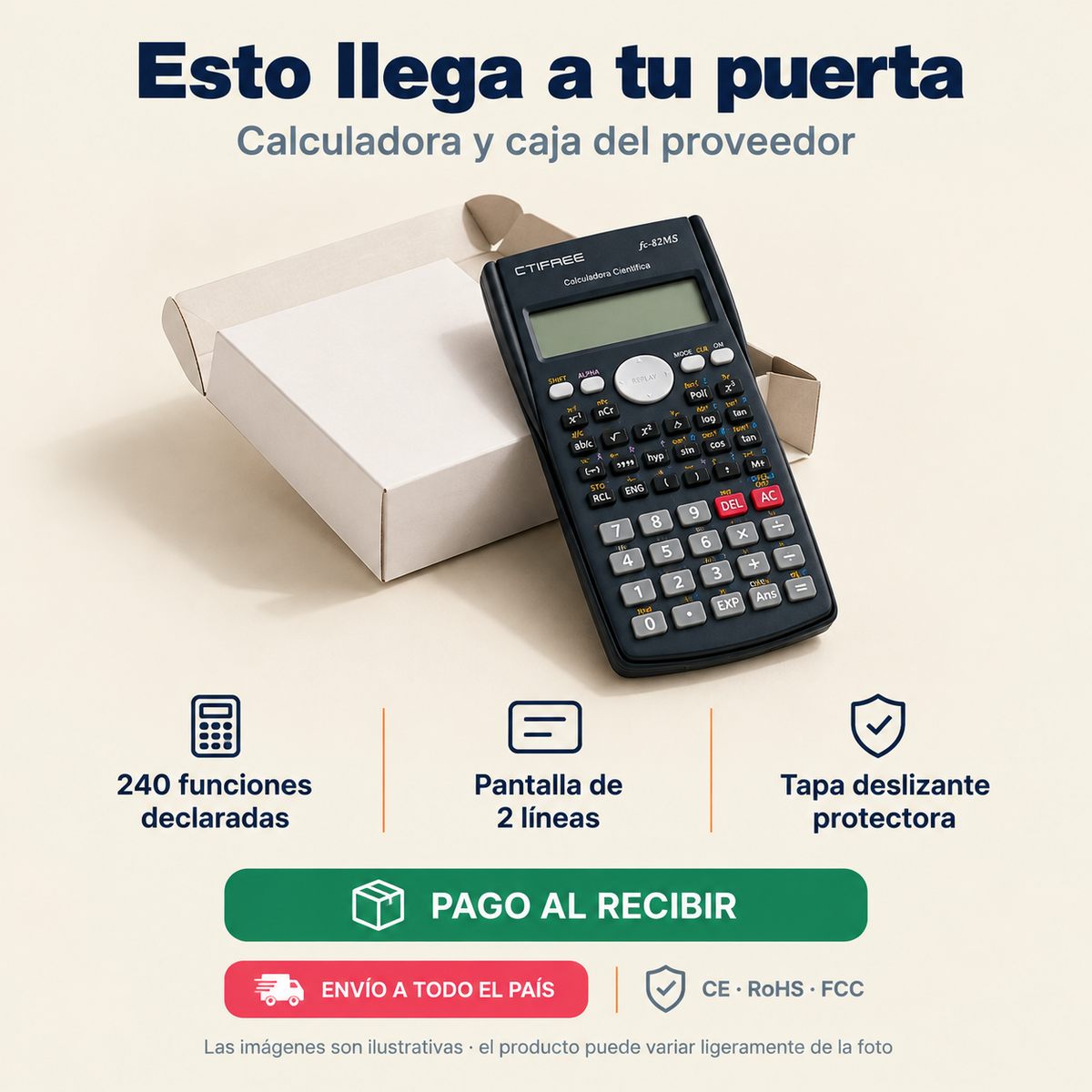Calculadora Cientifica Justop Pila A - 6900 — vista 7