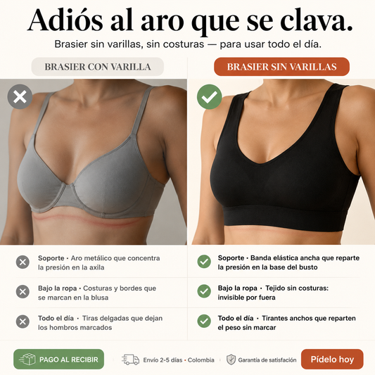 TOPS DAMA SIN VARILLAS - 2021408 — vista 2