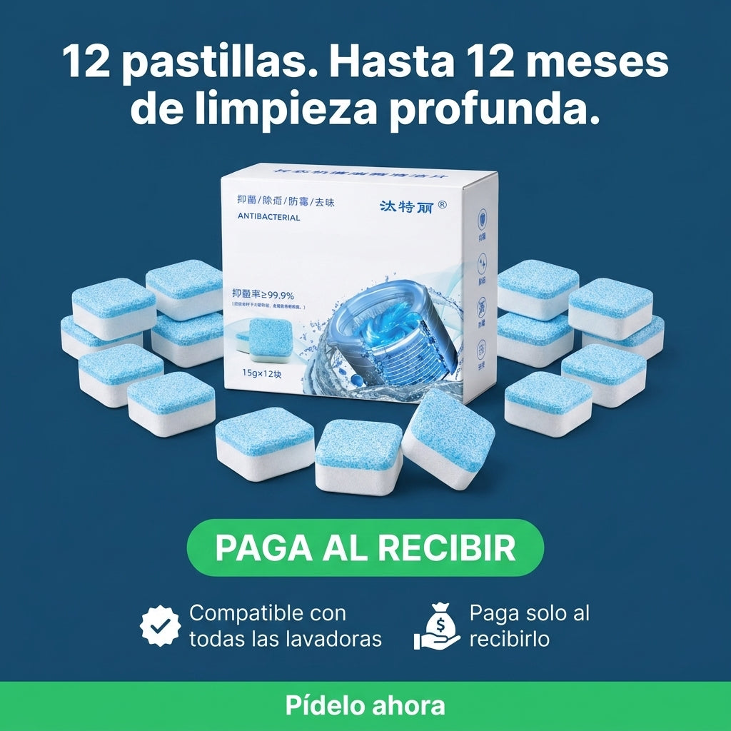 12 Pastillas Limpieza Lavadora Efervesce - id37167 42212 — vista 7
