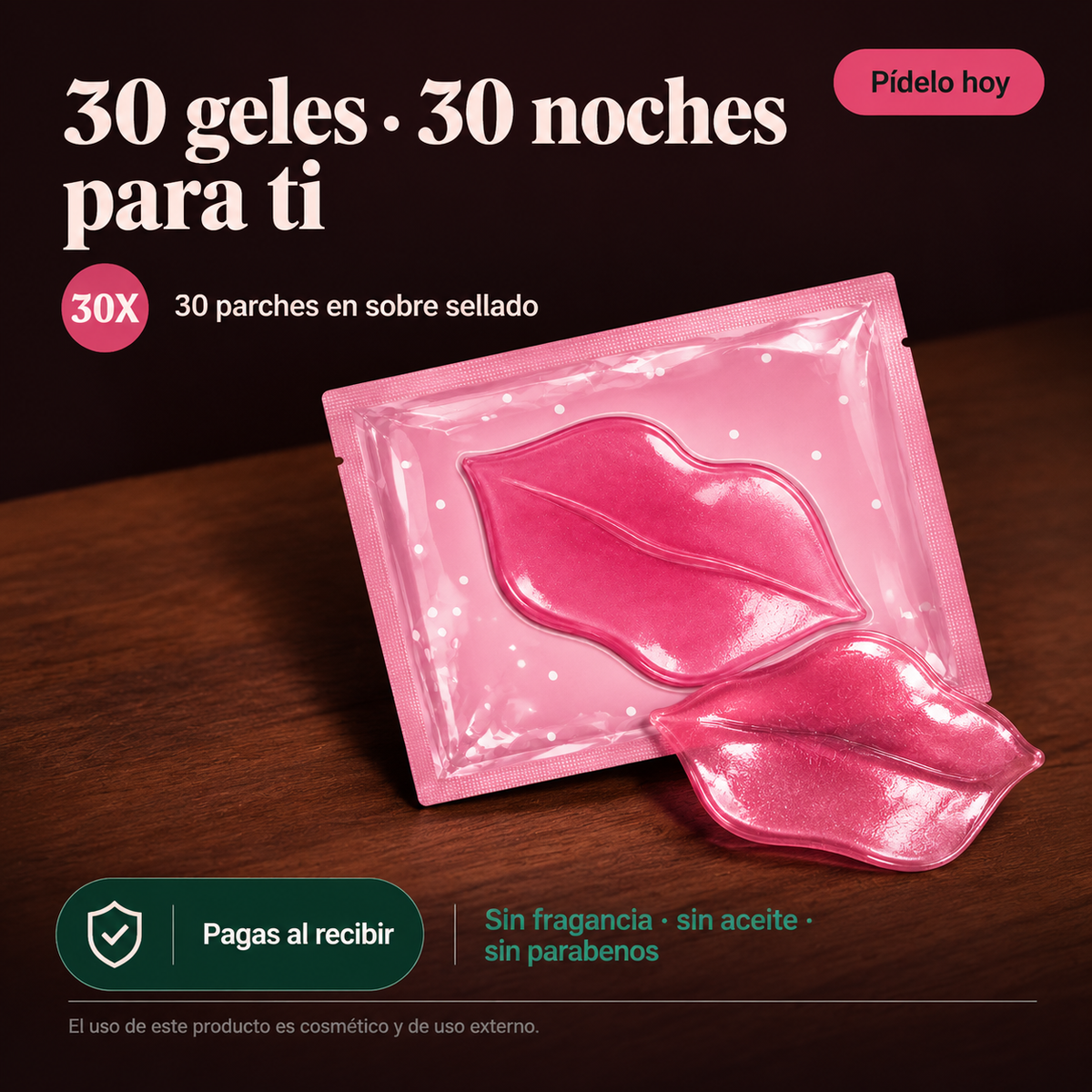 30 Parches Colageno Para Labios Hidratan - 32552 — vista 7