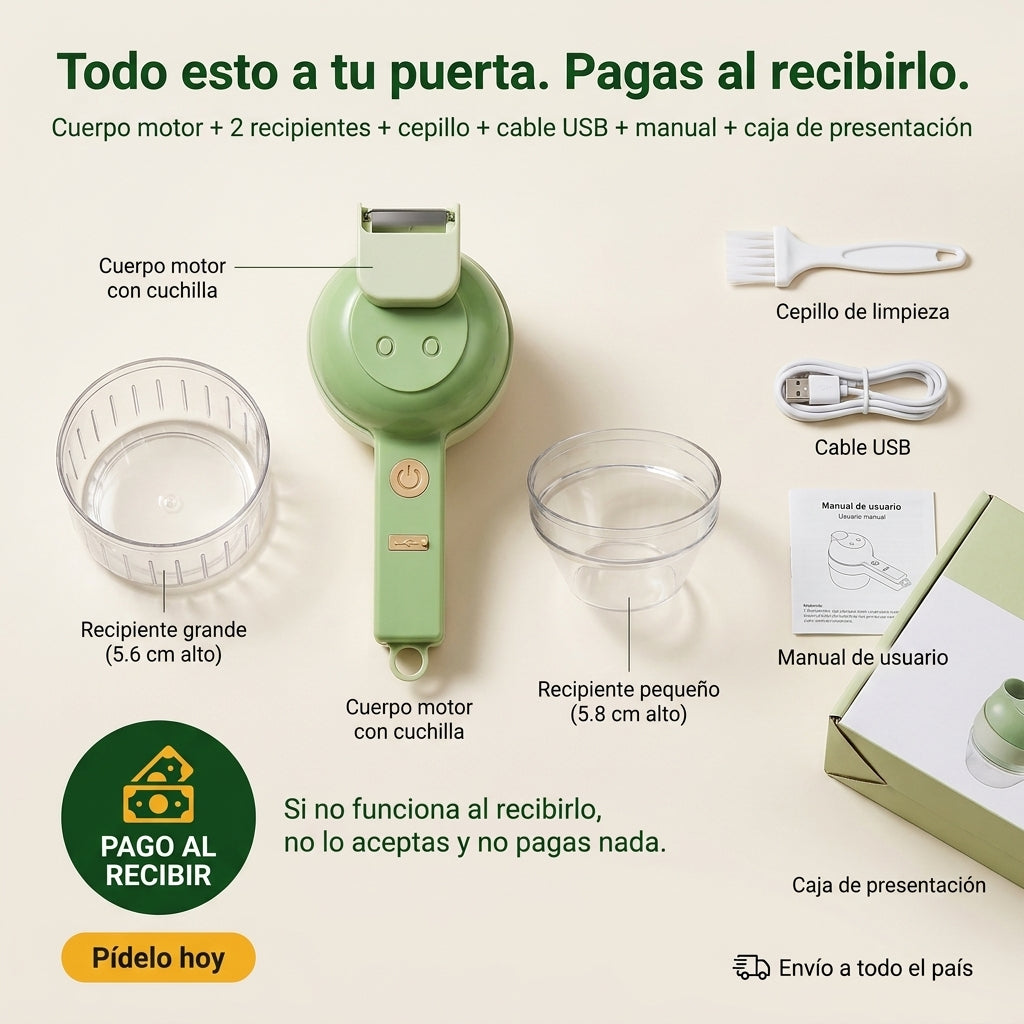 Picador Electrico Multifuncional - Pica sin llorar