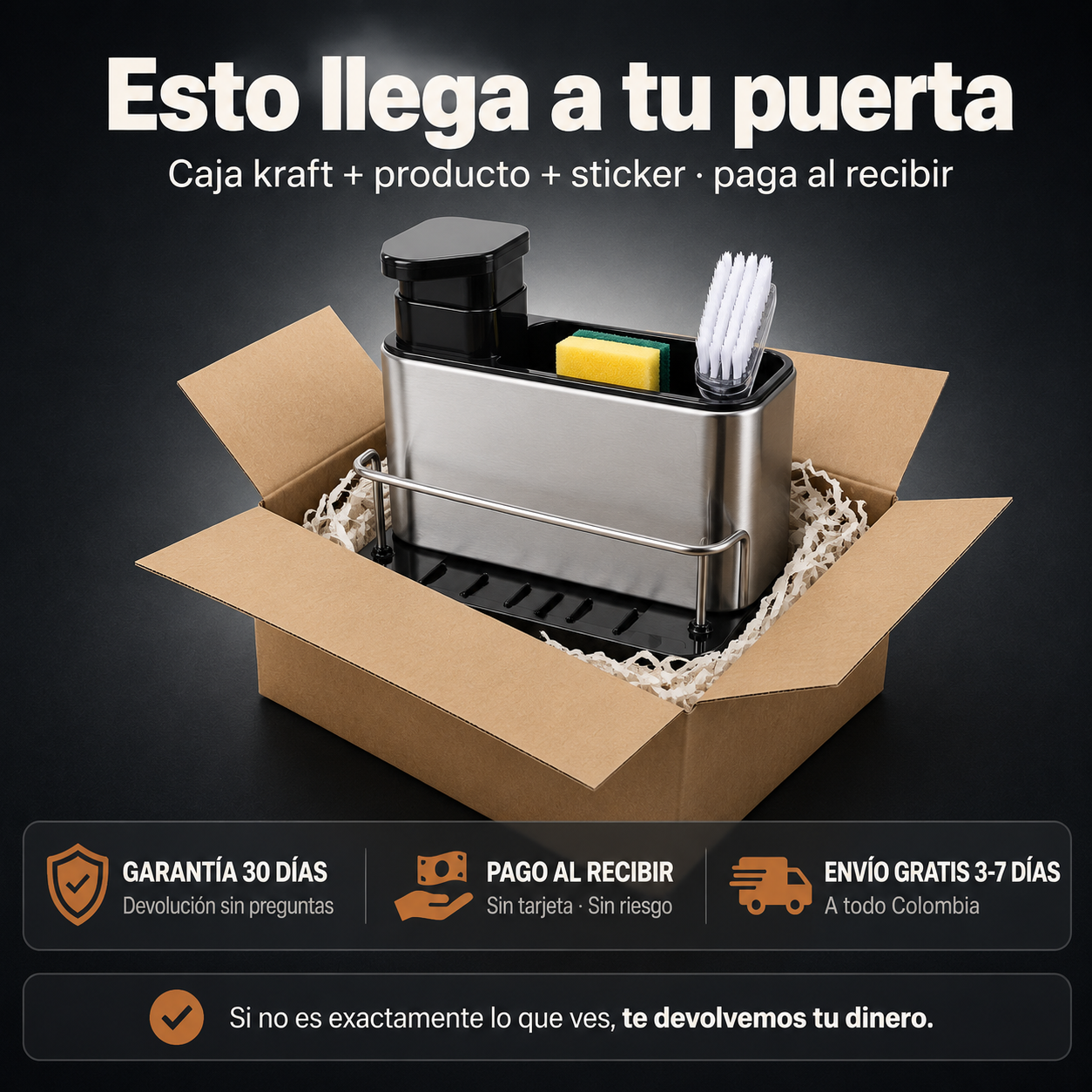 Dispensador De Jabon Acero Inolxidable - id1454860 — vista 7