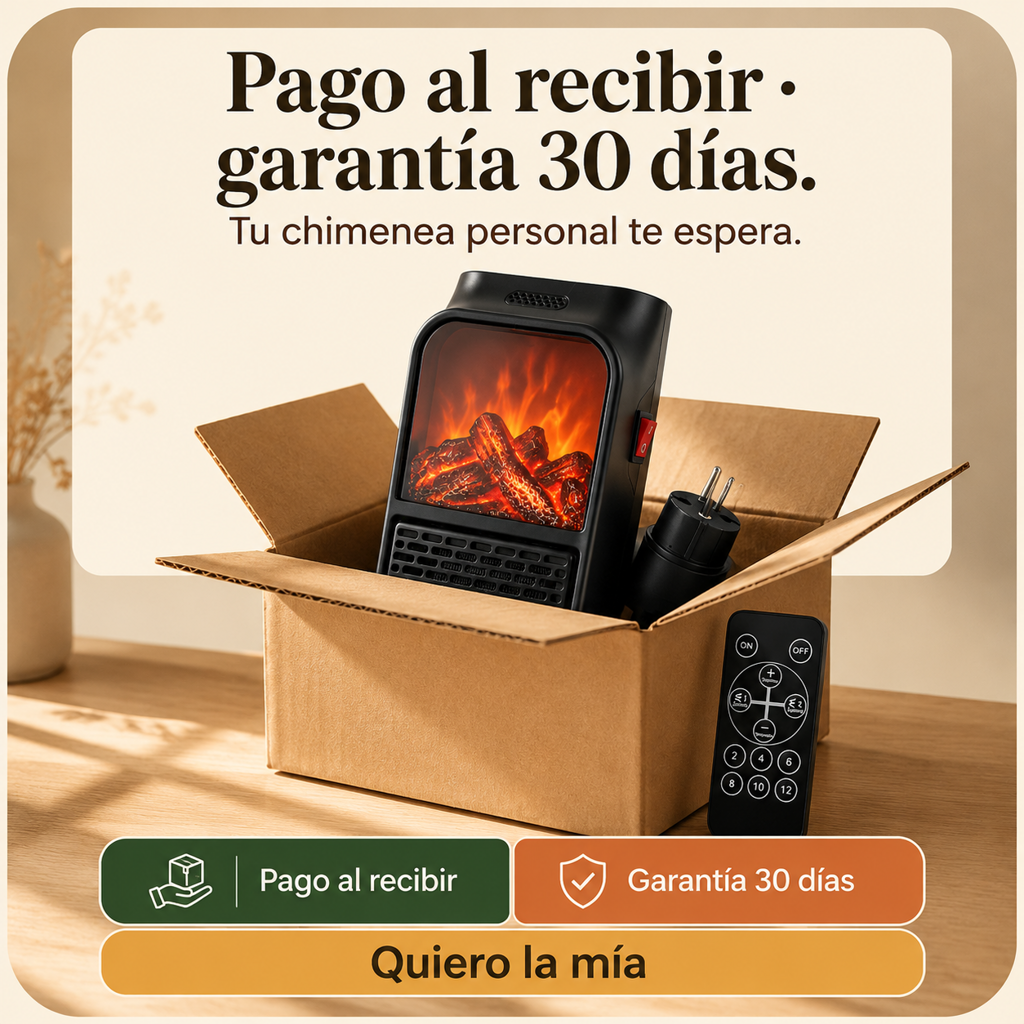 Calefactor Efecto Chimenea - 22984 — vista 7