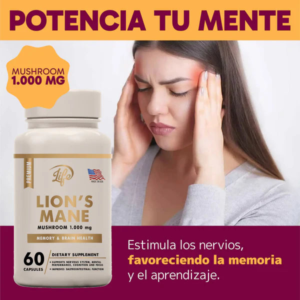 NeuroMax Lion's Mane™ – El hongo que reconstruye tu cerebro y multiplica tu inteligencia en 30 días