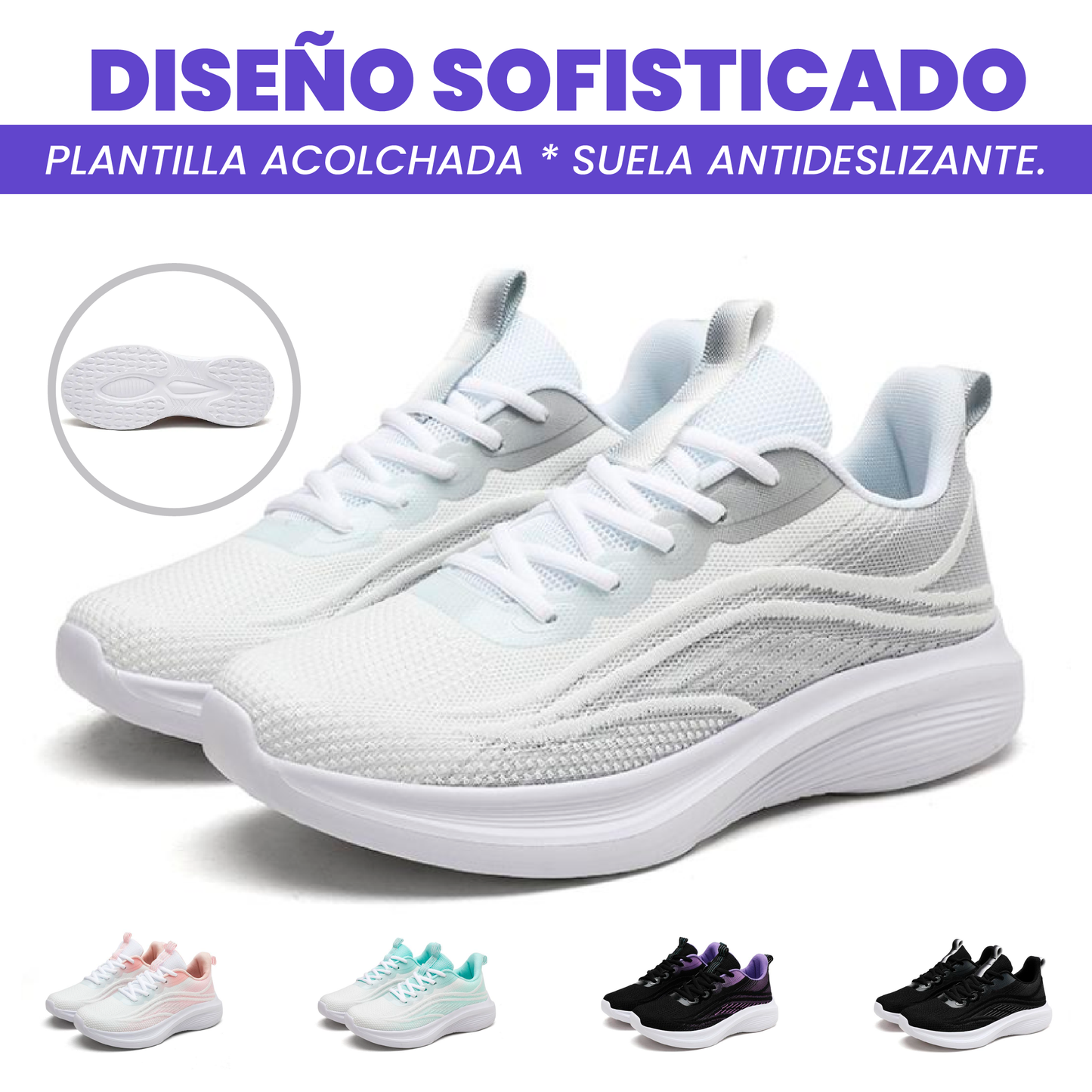 Tenis Velura™ - ¡Pide las tuyas con un descuento increíble solo por este mes!