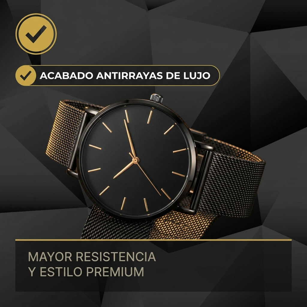 Reloj Ultra-Slim Minimalista - El detalle que complementa tu estilo