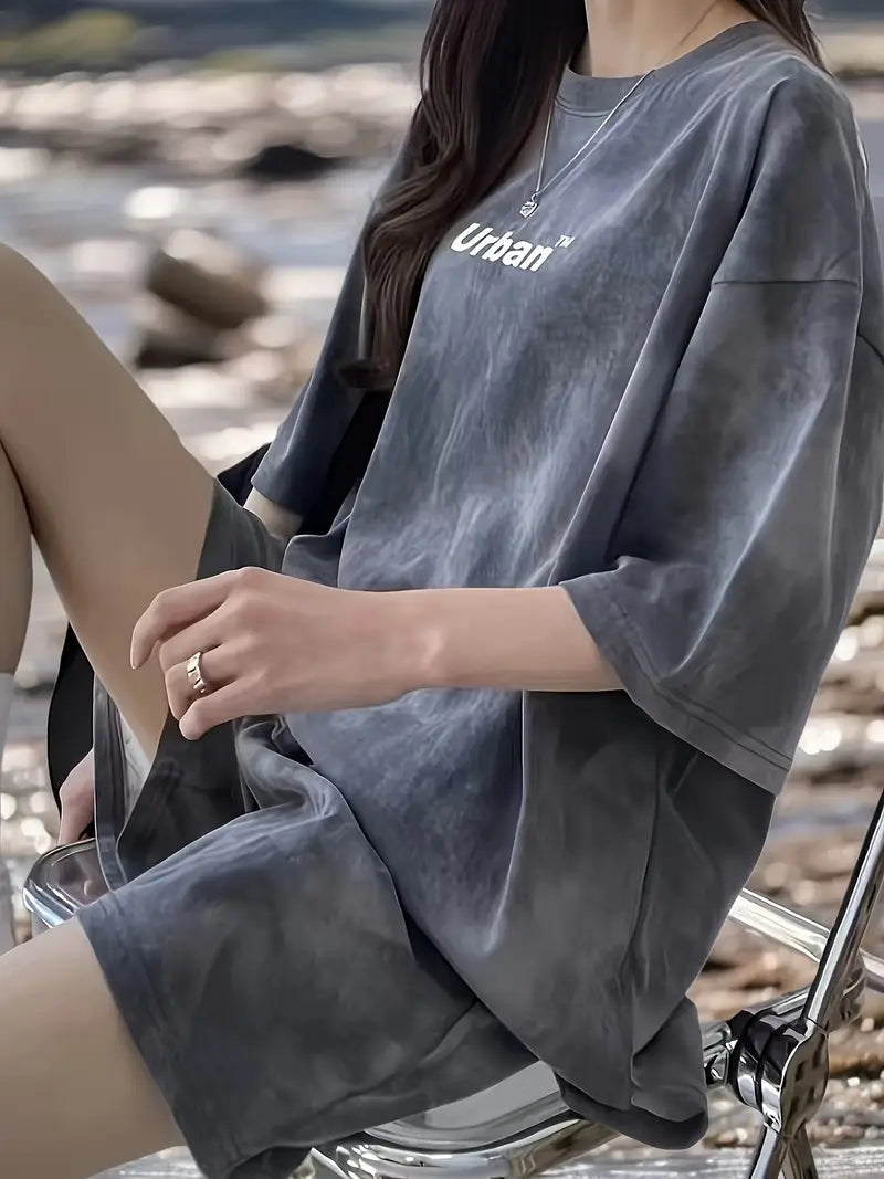UrbanChill™ – Conjunto tie-dye oversize para mujer