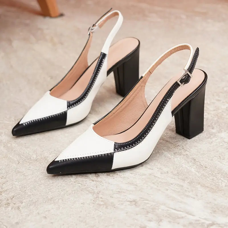 Monochic™ – Zapatos de tacón bicolor