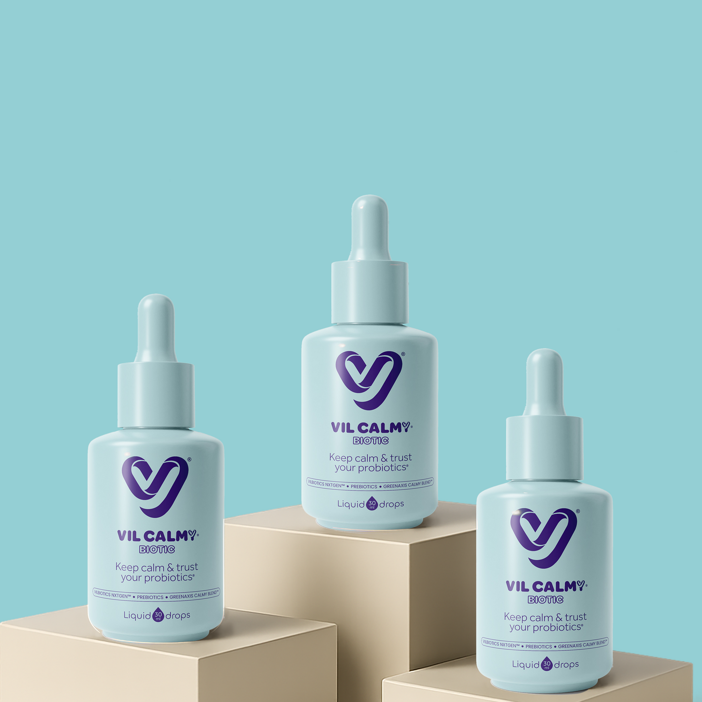 VIL Calmy Biotic™ – El único probiótico que calma tu ansiedad desde donde realmente se produce: tu intestino