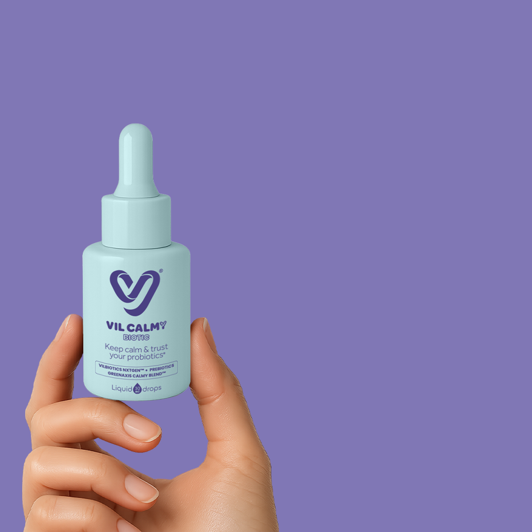 VIL Calmy Biotic™ – El único probiótico que calma tu ansiedad desde donde realmente se produce: tu intestino