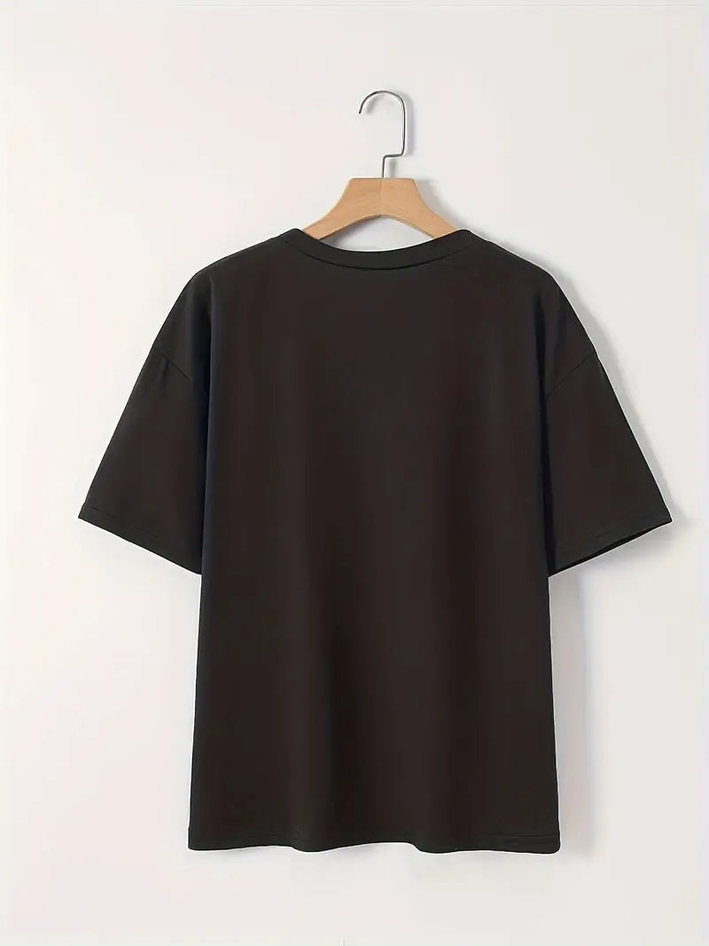 ShutUp™ – Camiseta oversize con estampado audaz