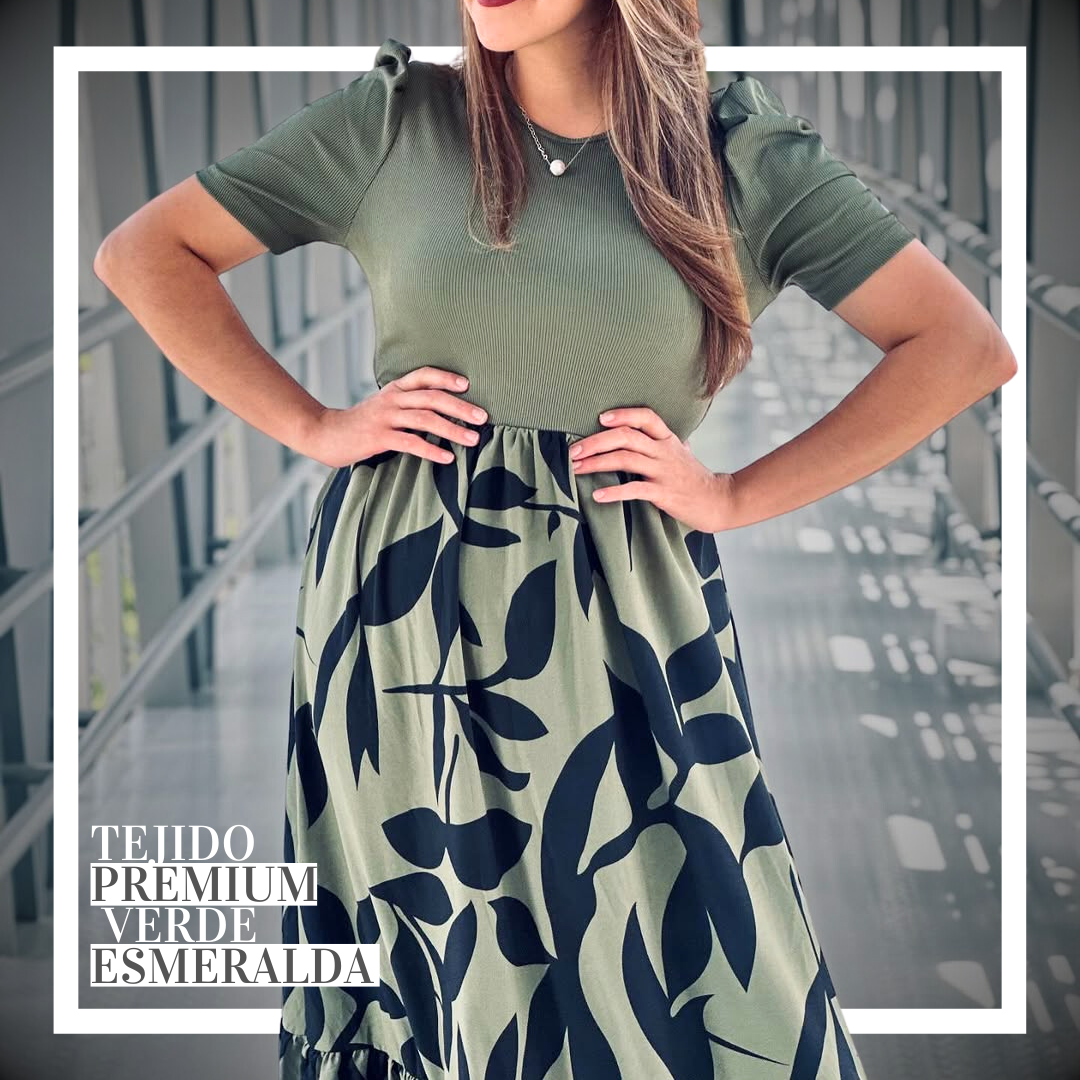 Emerald Grace - Vestido Largo Sublime