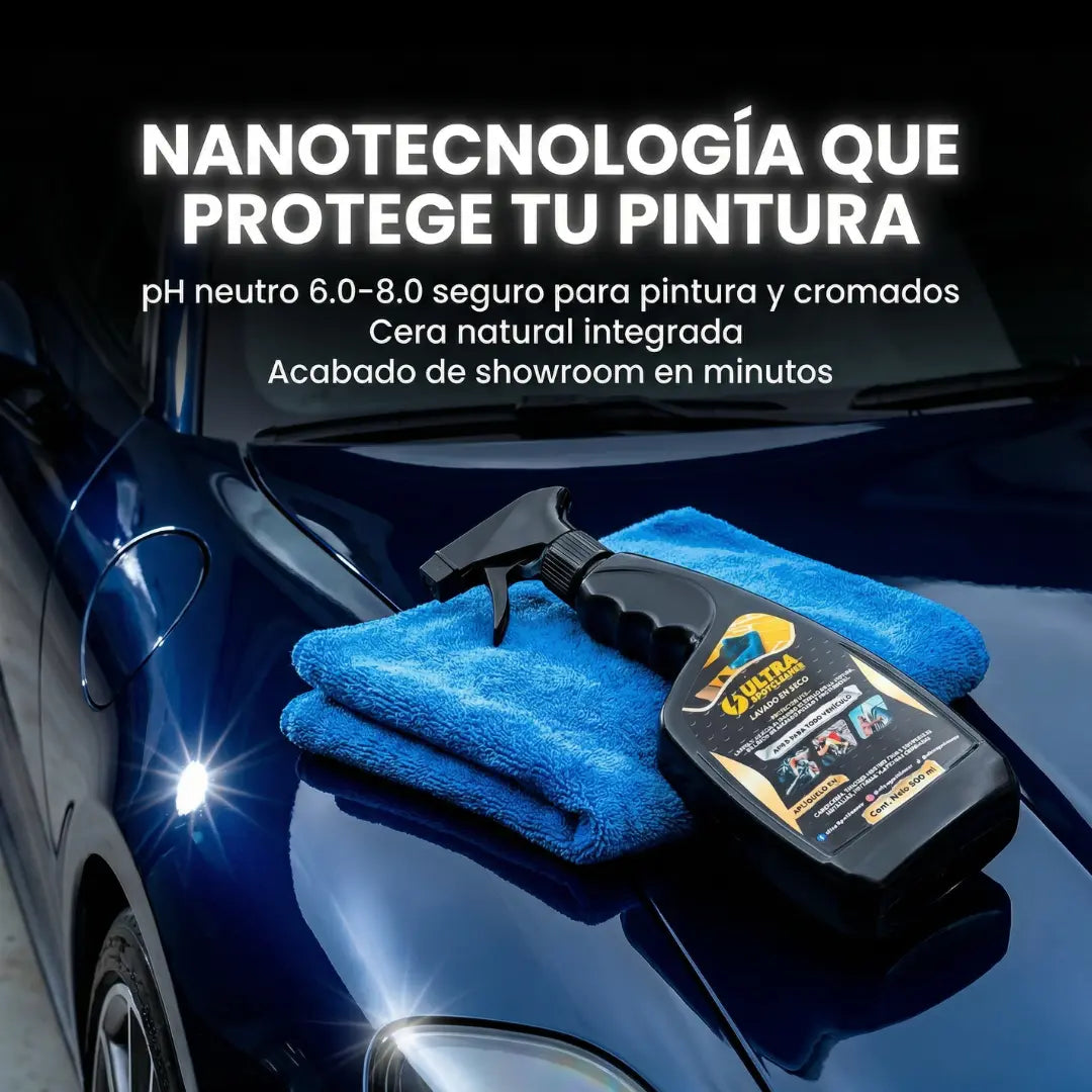 Lavado en Seco ULTRA SPOTCLEANER™- Brillo sin rayones y sin multas
