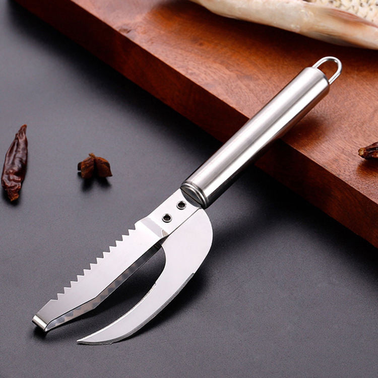 FishMaster™ – Cuchillo 2 en 1 para escamas y fileteado