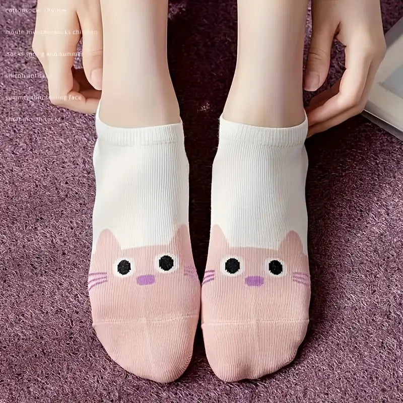 SweetFeet™ – Pack de 5 medias con diseños divertidos