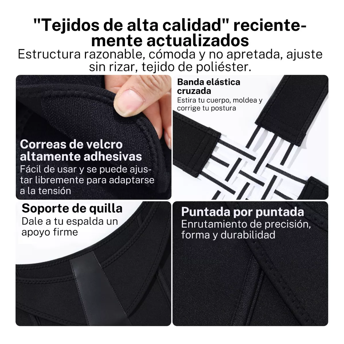 Chaleco corrector postural™ - Corrector ortopédico que recupera la posición correcta de tu espalda