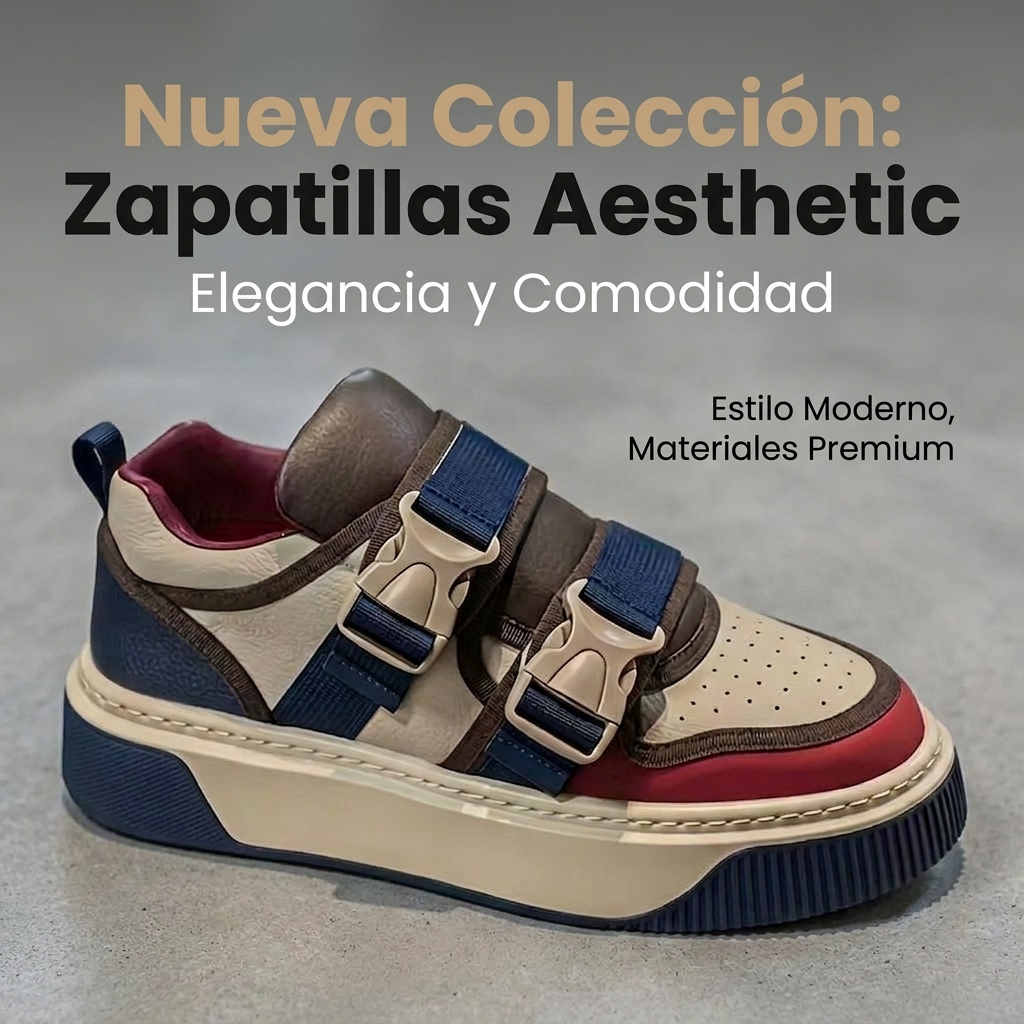 Zapatillas  - Deportivo casuales con hebilla