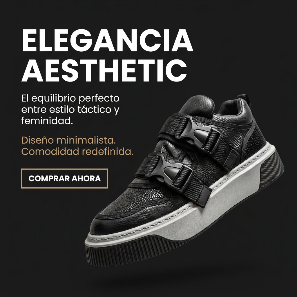 Zapatillas  - Deportivo casuales con hebilla