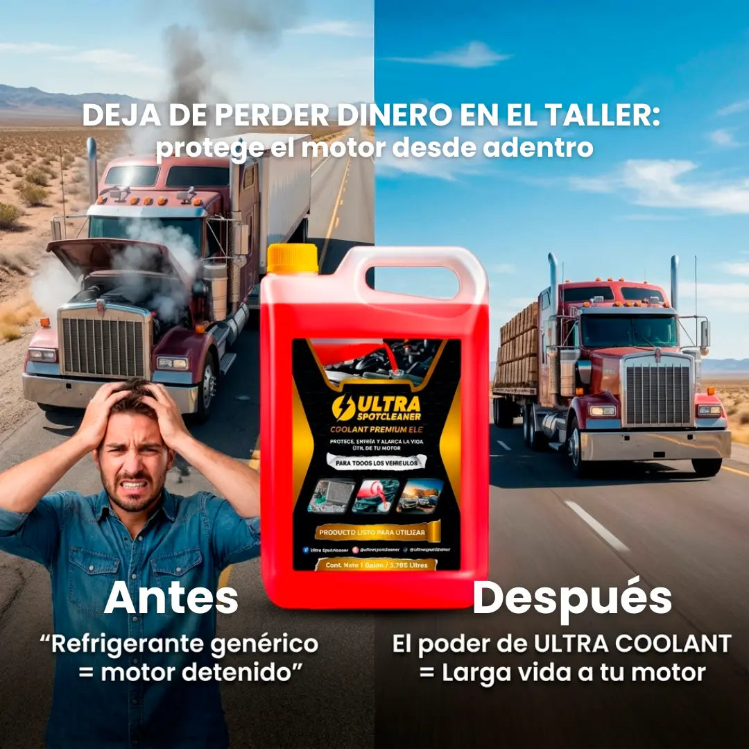 ULTRA SPOTCLEANER™ Refrigerante Coolant Premium ELC - Potencia profesional y protección extrema