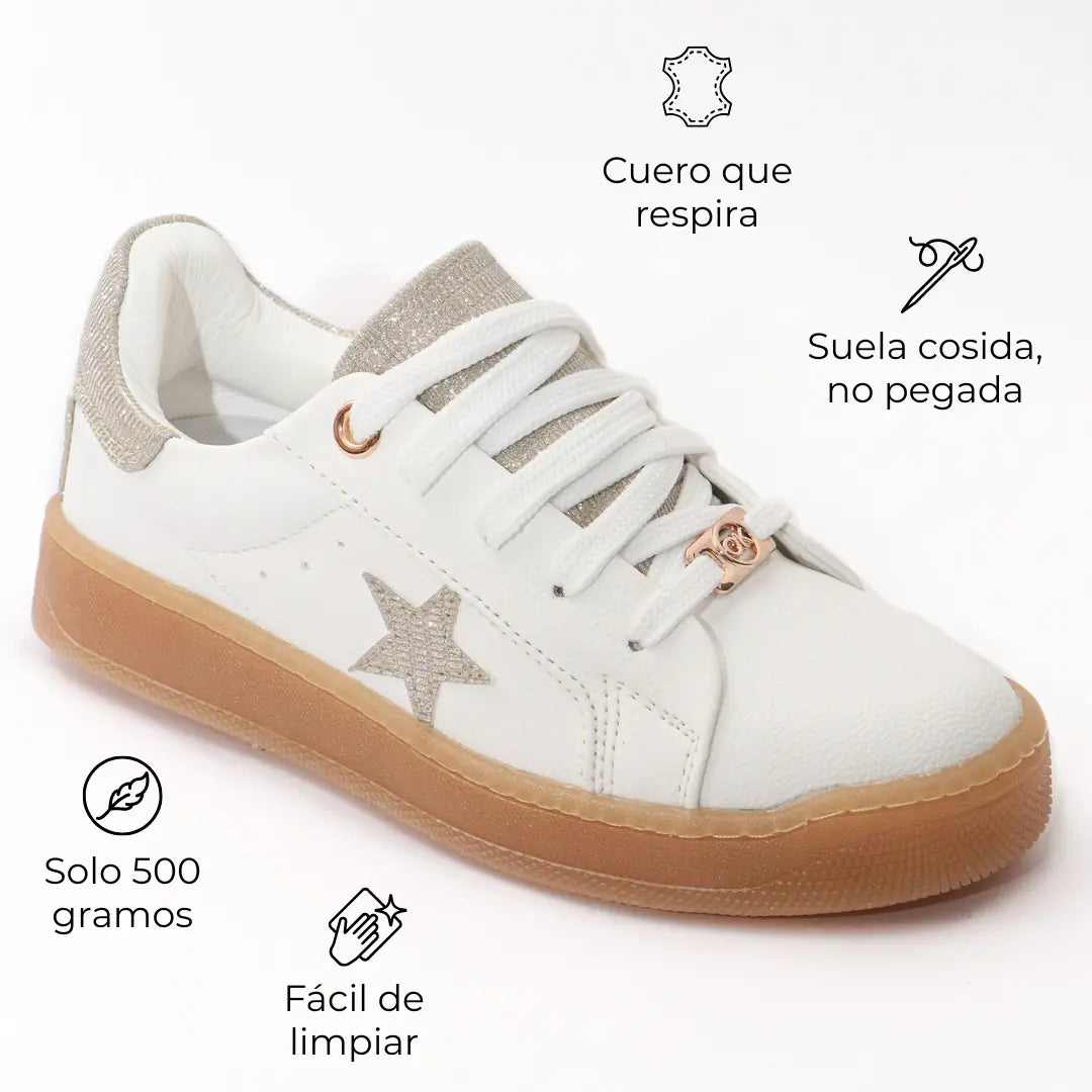 Tenis Casual de Cuero – Comodidad real que dura años, no meses