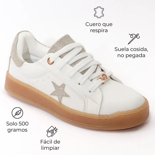 Tenis Casual de Cuero – Comodidad real que dura años, no meses