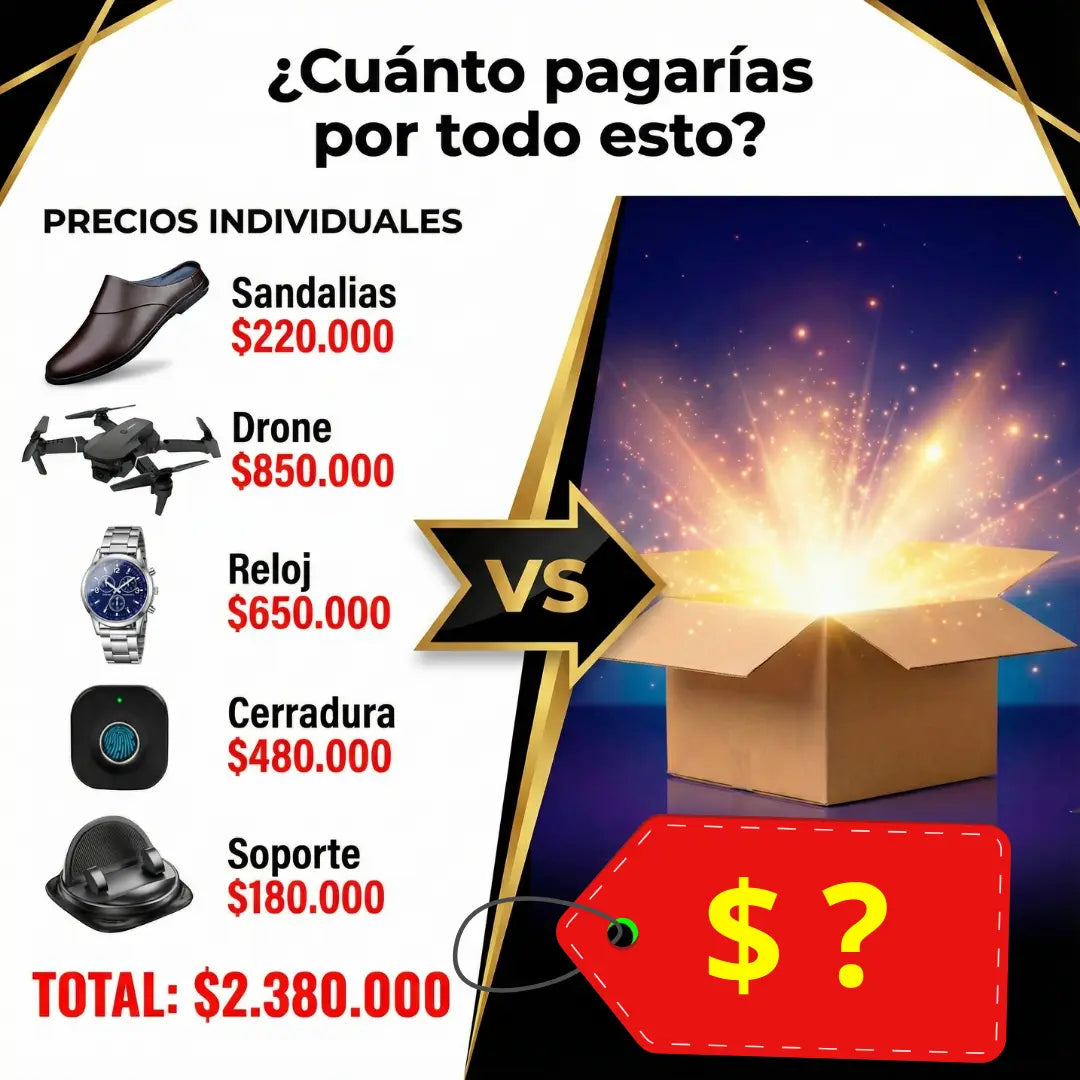 Caja Misteriosa™ – Productos premium que todo hombre necesita sin pagar precios inflados