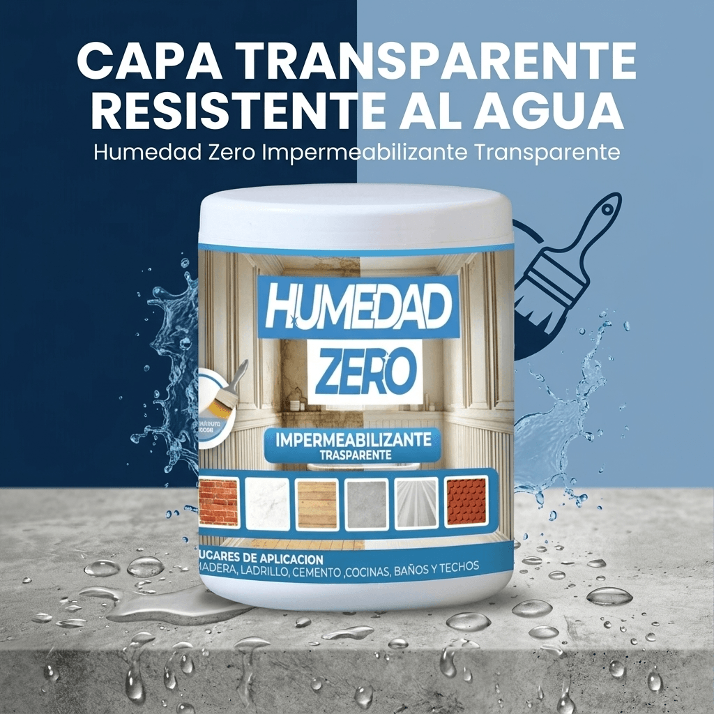 Impermeabilizante transparente para proteger paredes - Sella la humedad sin hacer obra