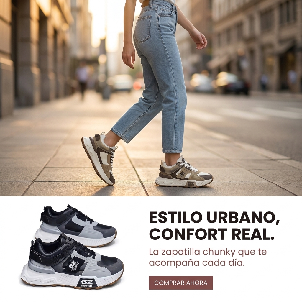 zapato DAD SHOE de suela gruesa - Estilo casual que te complementa