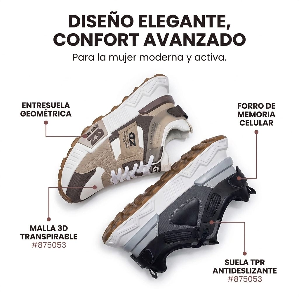 zapato DAD SHOE de suela gruesa - Estilo casual que te complementa