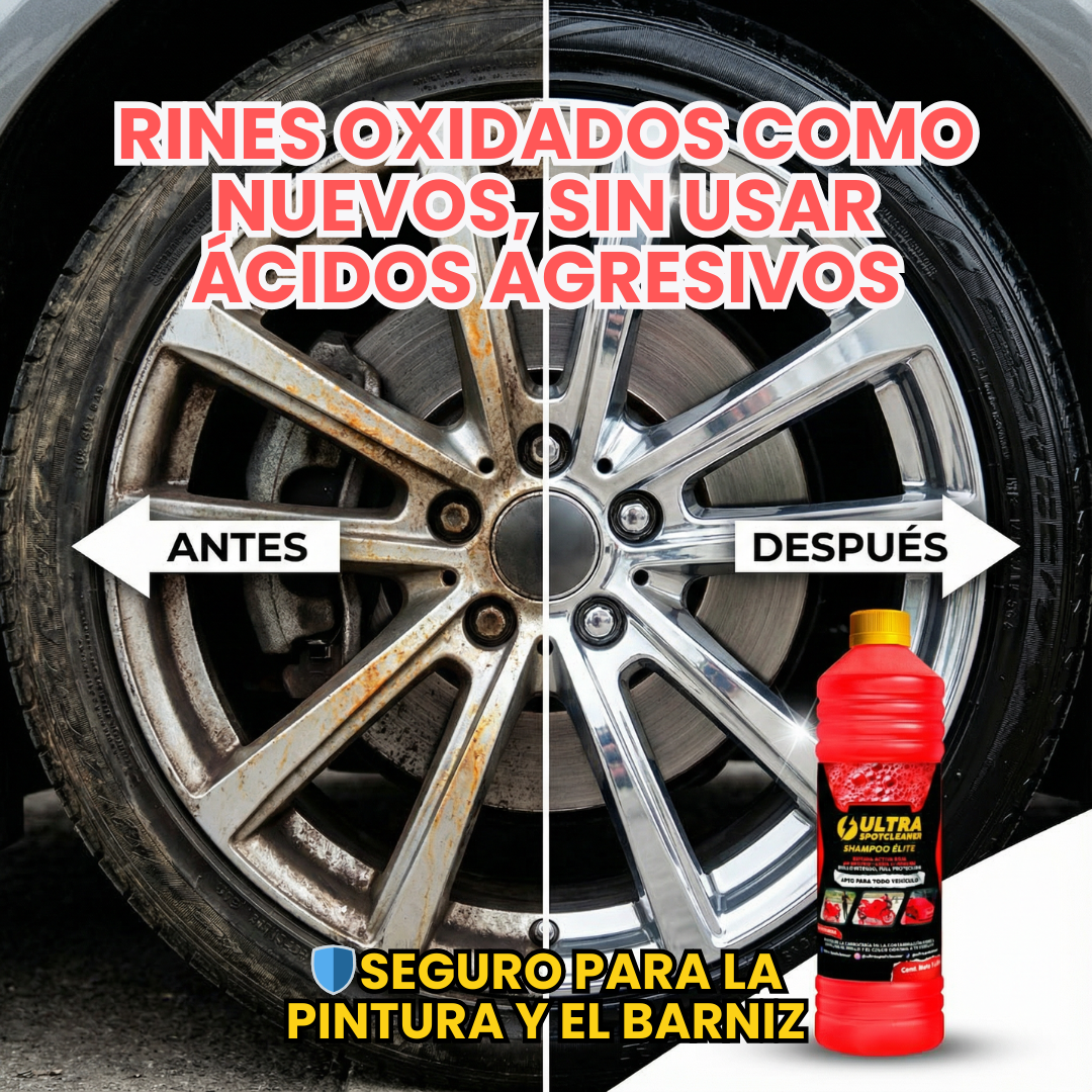Shampoo Elite Ultra Spotcleaner™ – Poder industrial que arranca la mugre extrema sin maltratar tu pintura