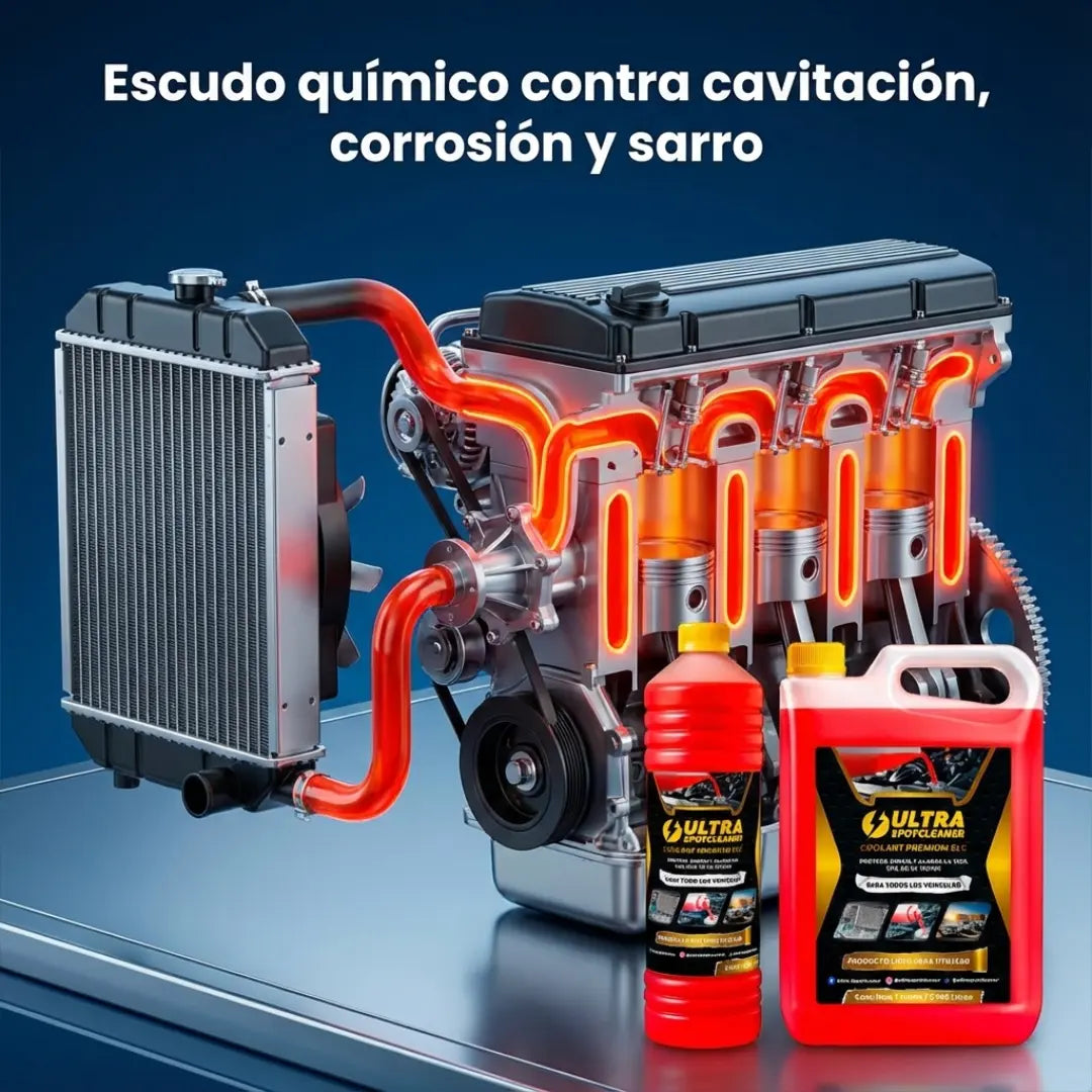 ULTRA SPOTCLEANER™ Refrigerante Coolant Premium ELC - Potencia profesional y protección extrema