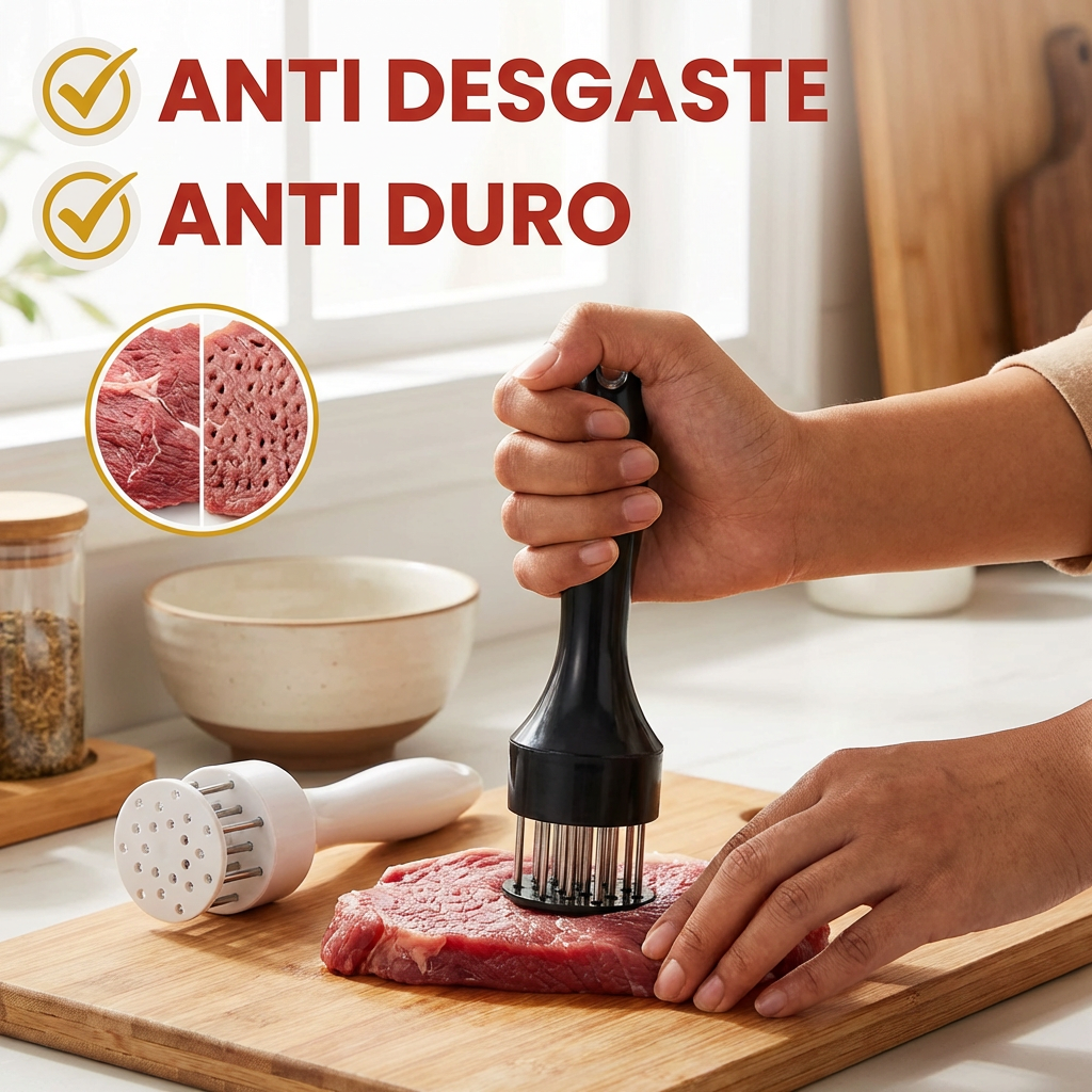 Ablandador de Carne Profesional - Cocina carnes como un master chef