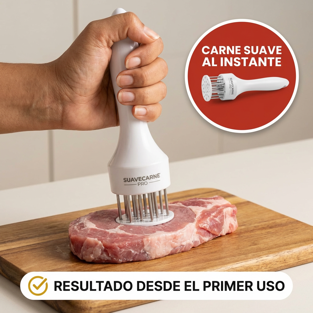 Ablandador de Carne Profesional - Cocina carnes como un master chef