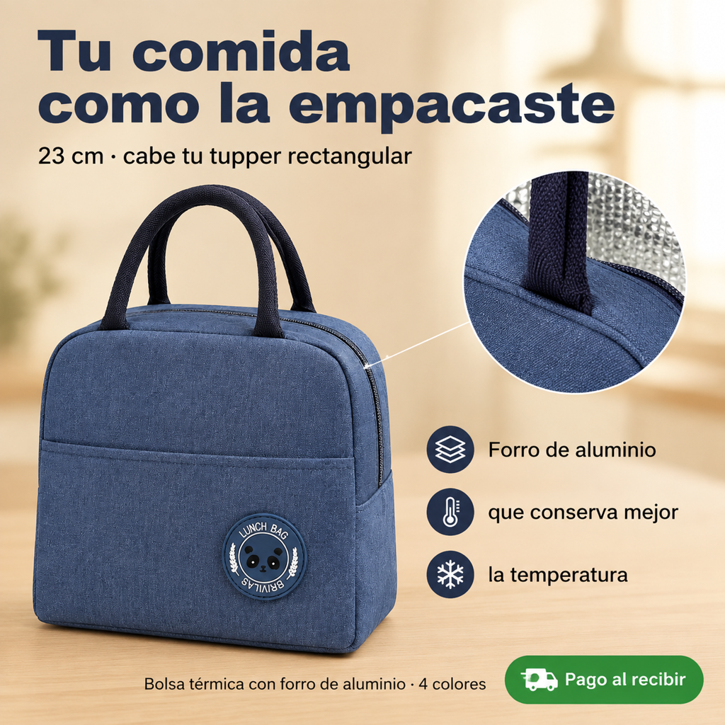 Lonchera Temperatura Aislada Portatil - 59540 — vista 1