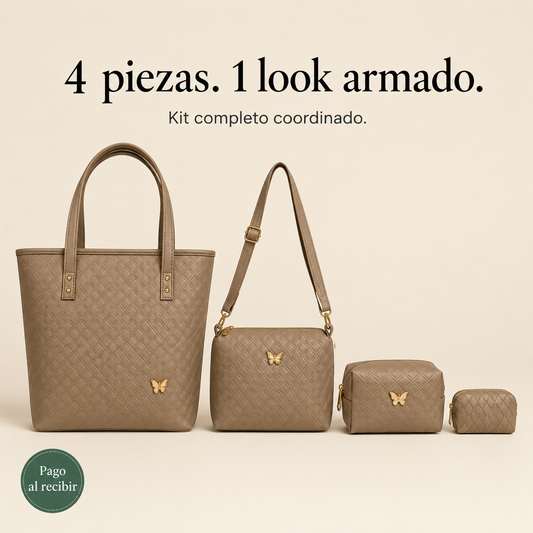 Set Mariposa x4 — vista 1