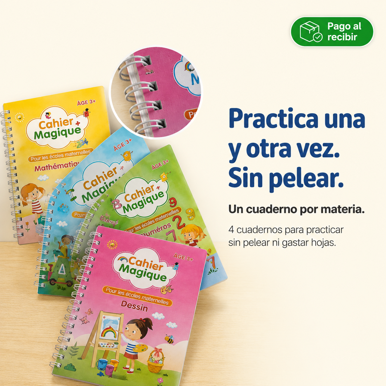Kit X 4 Cuadernos Magicos Reutilizable - 81644 — vista 1