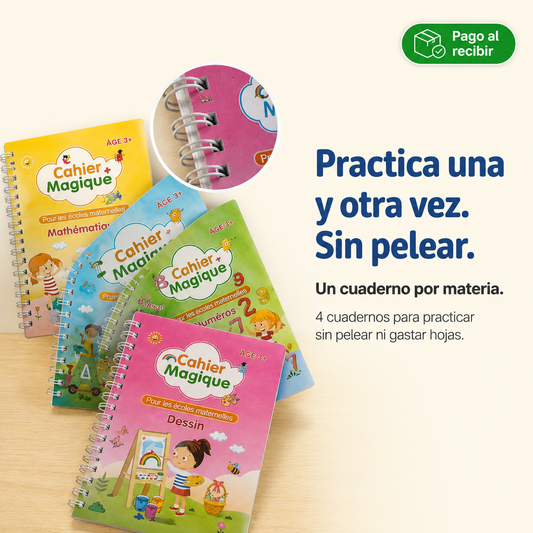 Kit X 4 Cuadernos Magicos Reutilizable - 81644 — vista 1