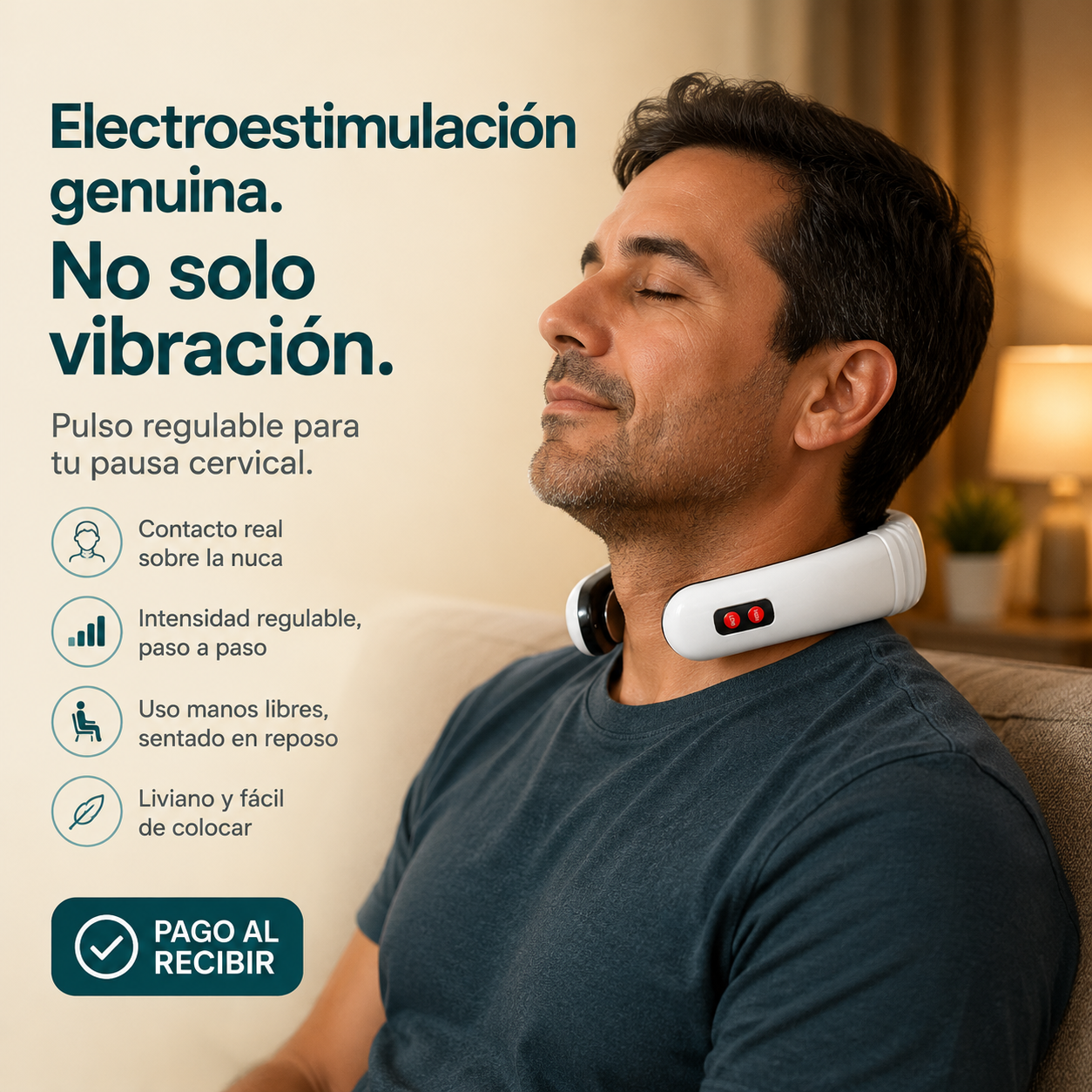 Masajeador De Cuello Electroestimulacion - id 1857 — vista 1
