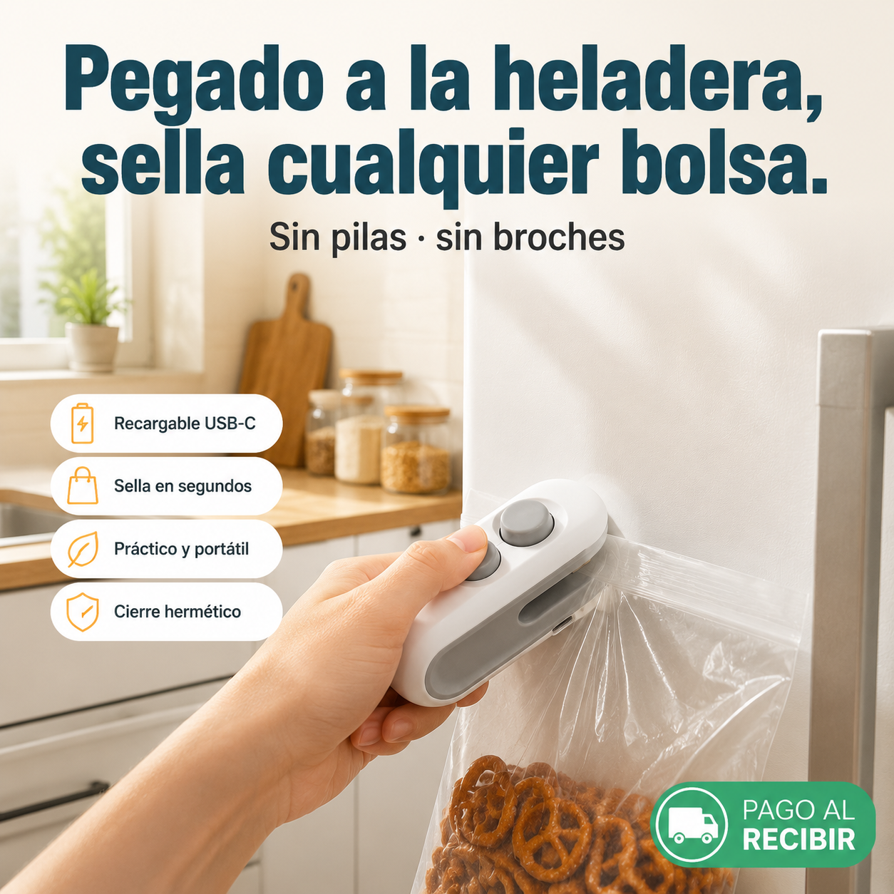 Sellador De Bolsas Mini Portatil - id11027 — vista 1