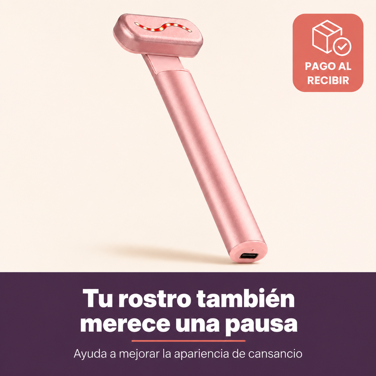 Varita Masajeadora Ojos Y Rostro Luz Led - id 9276 — vista 1