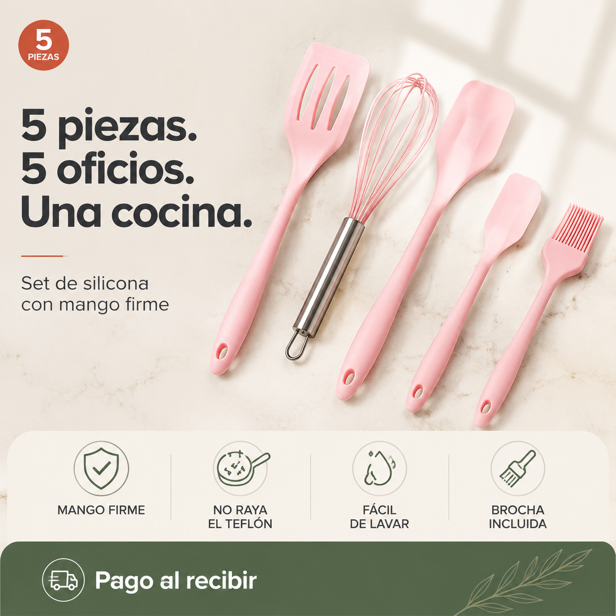 Set De Utensilios De 5 Piezas - 102910 — vista 1
