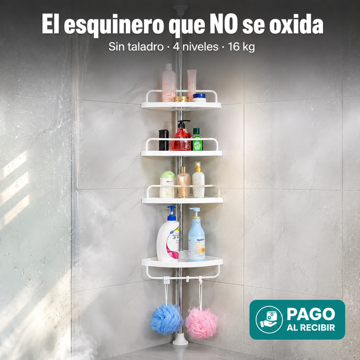 Esquinero De Bano Multifuncional -112627 — vista 1