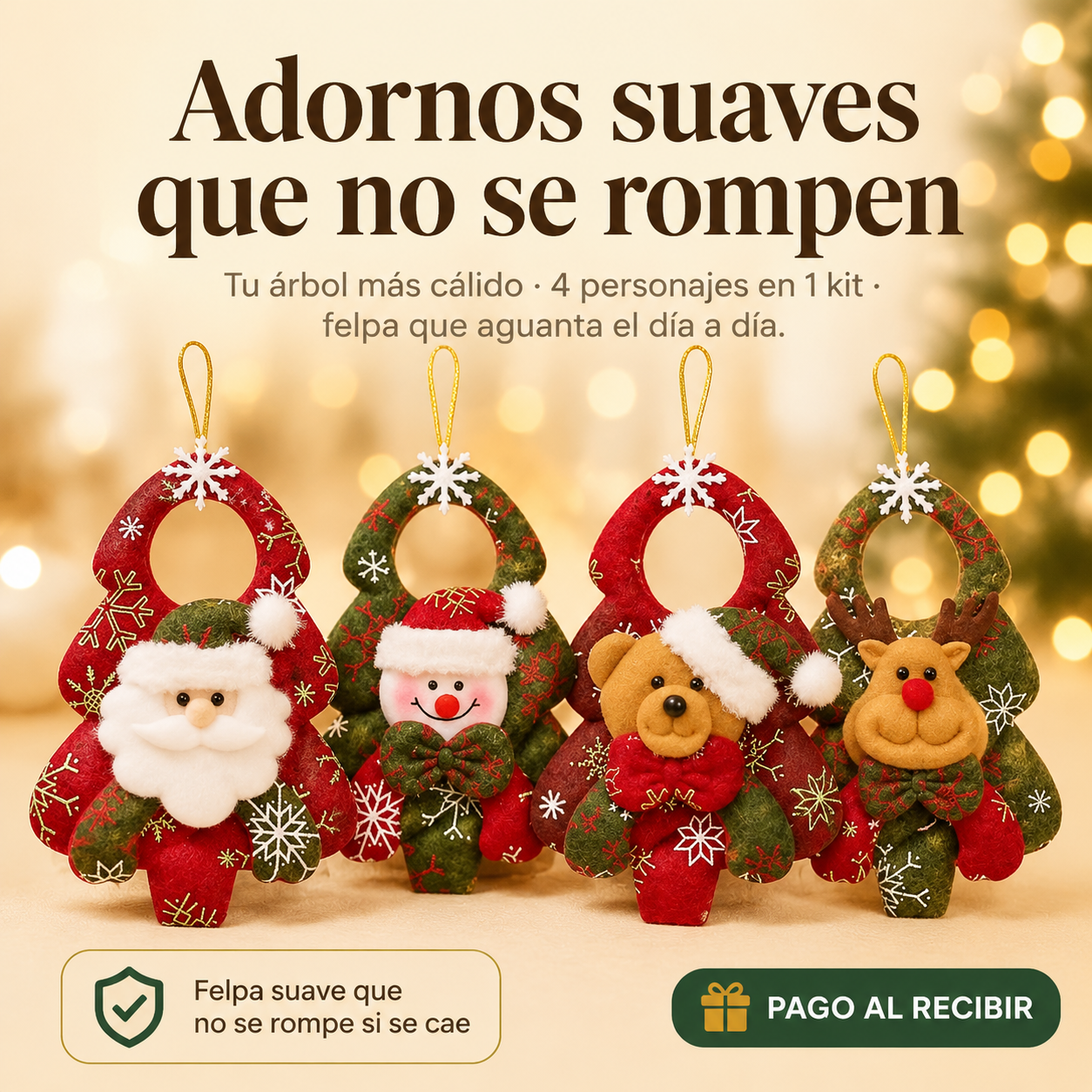 Adornos Coronas Navidenos Para Colgar — vista 1