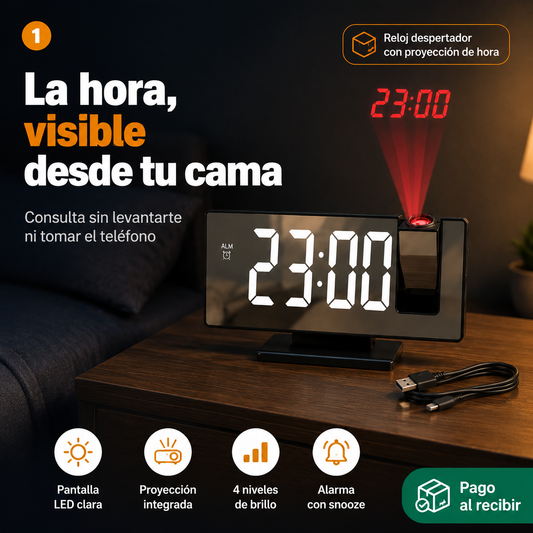Reloj Despertador Proyector 1903838 - 188 — vista 1