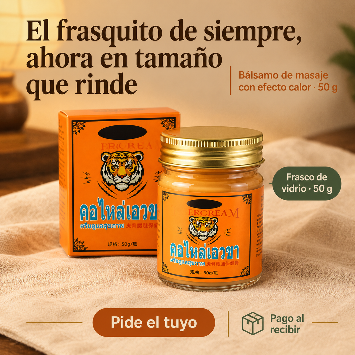 Pomada Luhand Lupomada Del Tigre 50 G - 33870 — vista 1